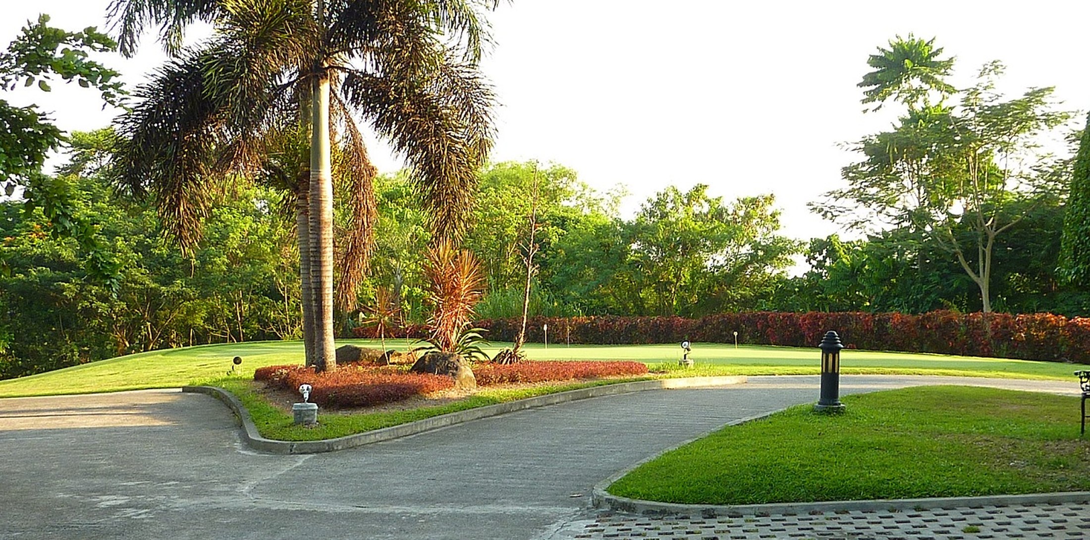 Landscaped community road
